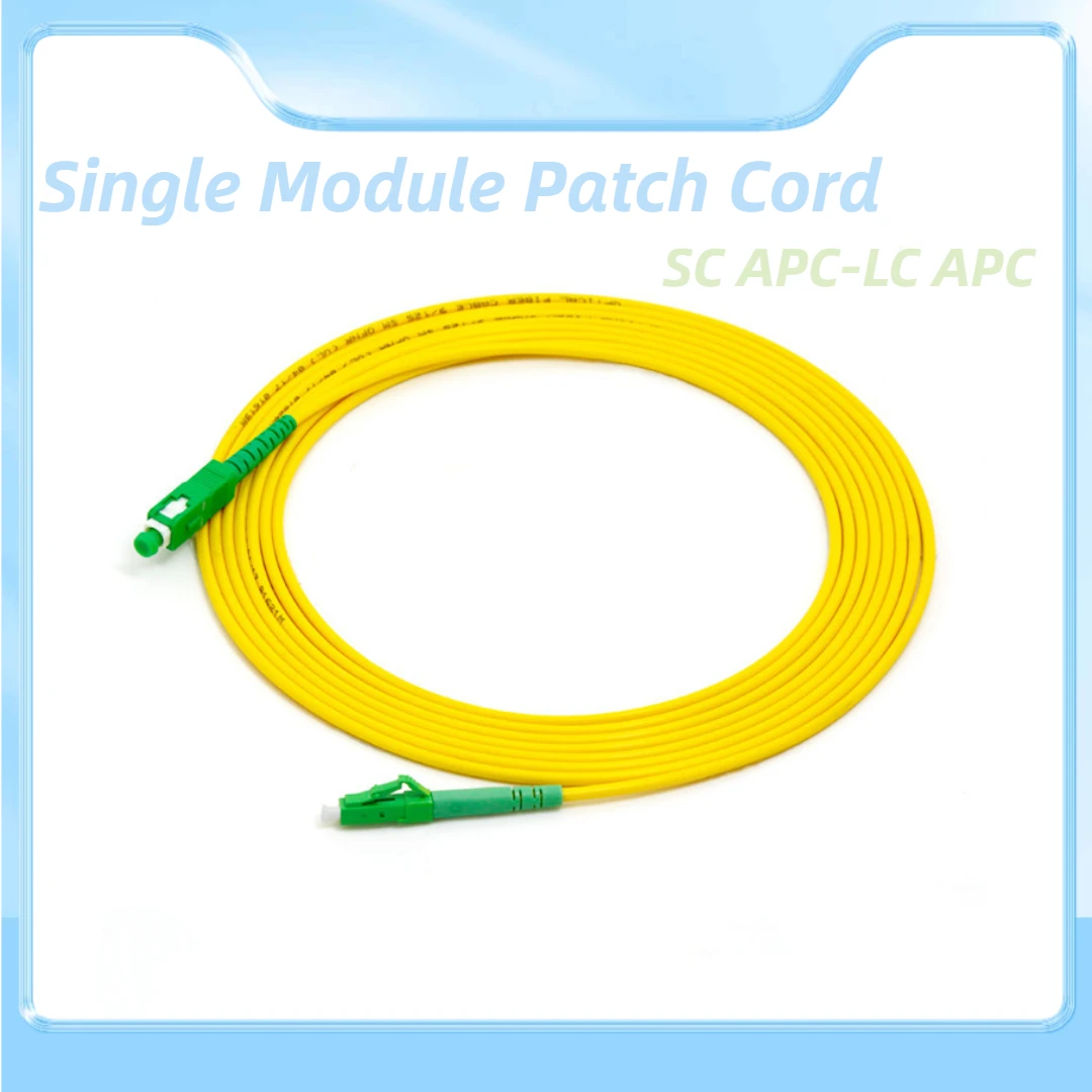 

5pcs/Bag SC/ APC-LC/ APC Simplex Mode Fiber Optic Patch Cable Cord 3.0mm FTTH SM Fiber Optical Jumper Cable