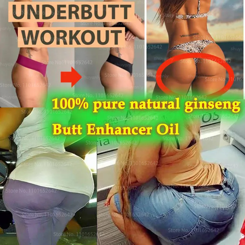 African Native Pure Natural Buttocks Massage Oil Exercise Quickly Enlarges The Fat Area of The Chest and Buttocks Essential Oil pelvic repair multifunctional leg clip pelvic floor muscles tightener hips chest and leg trainer ​arm inner thigh buttocks clip