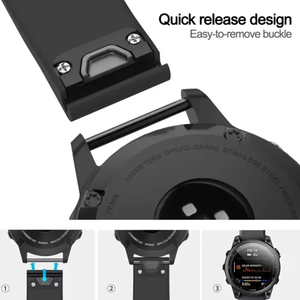 Versatile Silicone Sport Strap Bracelet