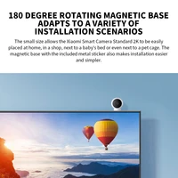 Xiaomi caméra IP intelligente 2K 1296P Full HD IR Vision nocturne moniteur de sécurité Super grand Angle WIFI Surveillance MINI caméra Mijia APP 4