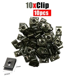 Durable Anti-Rust Metal U-Type Clip with Screw Fastener (10pcs Clips)