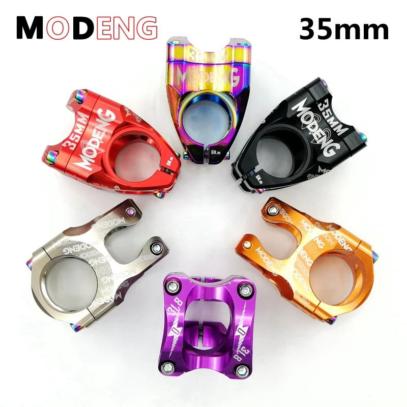 MODENG Mountain Bike Stem 35mm High Strength Alloy CNC Offroad riser 0