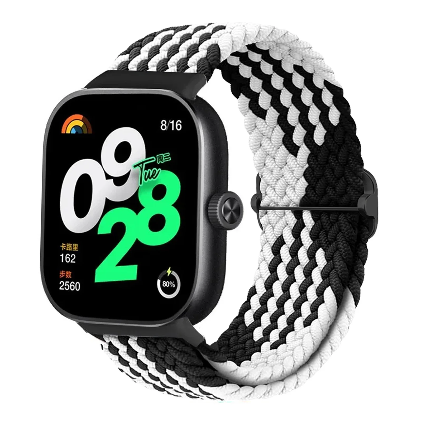 Adjustable Braided Nylon Sport Strap - Elastic Solo Loop Bracelet in Multiple Colors