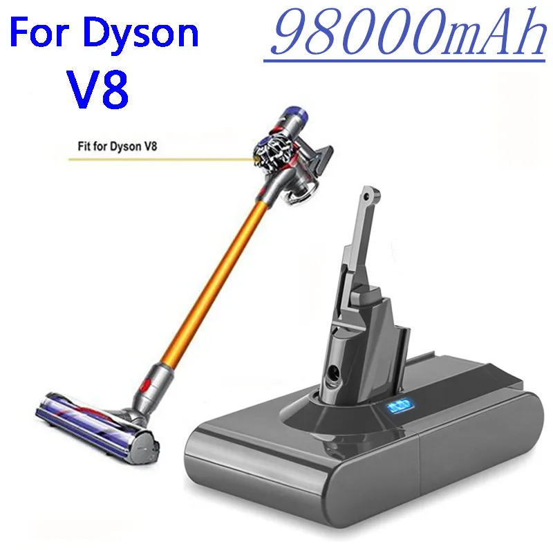 Сменный аккумулятор Dyson V8 21 6 в 98000 мАч для пылесоса |