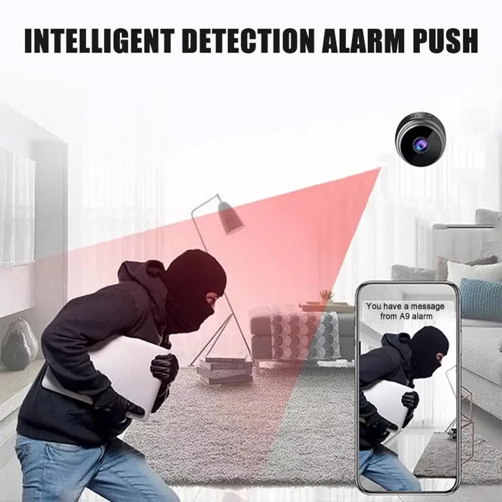 A9 WiFi Mini Camera Wireless Video Recorder Security Protection Camera Monitor Mobile Remote Application