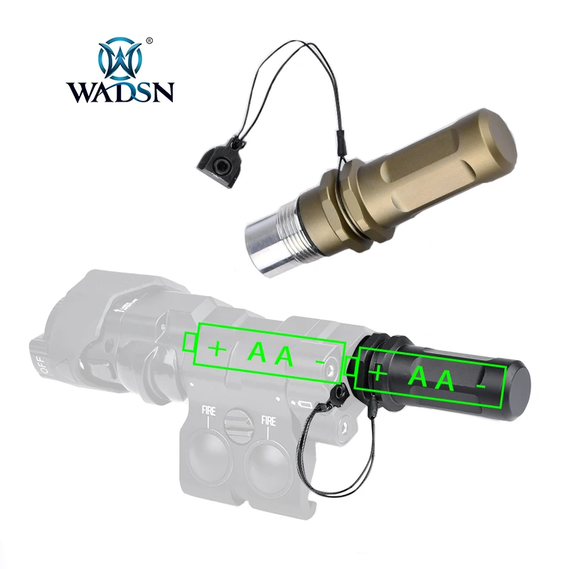 WADSN Metal MAWL C1 Laser AA Battery Compartment Tactical Flashlight Green Red Dot Blue Powerful Laser Pointer IR Accessories