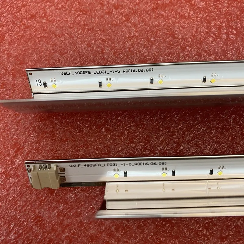 Tira de Retroiluminação Led para Samsung Samsung Un49k5300ag Ue49k5100bu Ue49k5100ak Un49k5300 Ua49k5300 Ue49k5100 Louvre 49 160616 r l Peças por Conjunto - Image 3