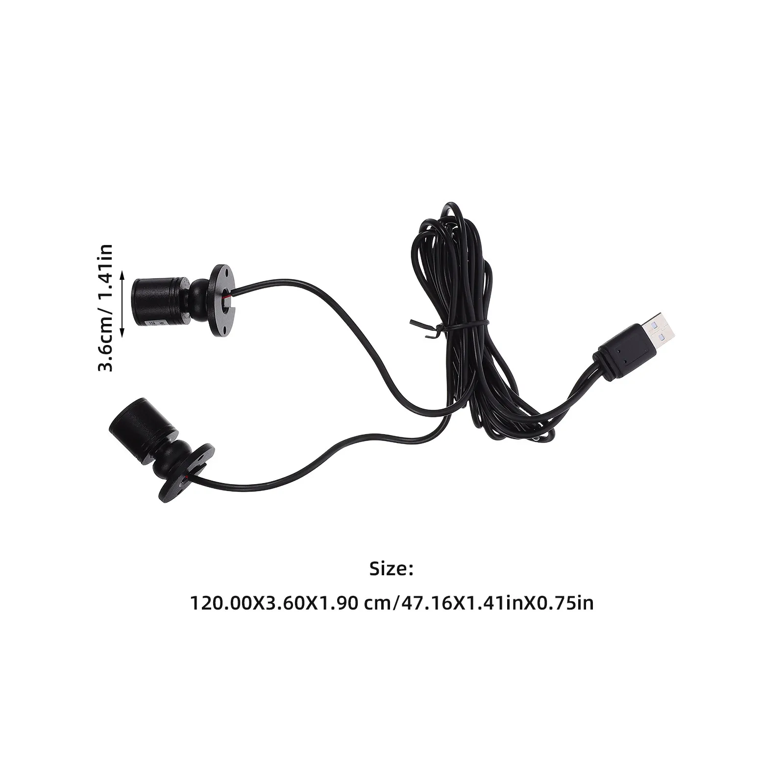 미니 USB LED 스포트라이트 소형 실내 스팟 조명 캐비닛 보석 진열장 조명 휴대용 USB 전원 스포트라이트