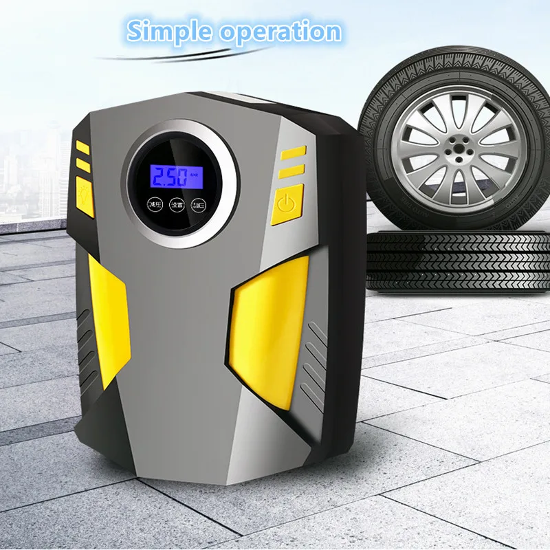 Digital Tire Inflator Dc 12 Volt Car Portable Air Compressor Car Air   Compressor For Auto Car Motorcycles Bicycles