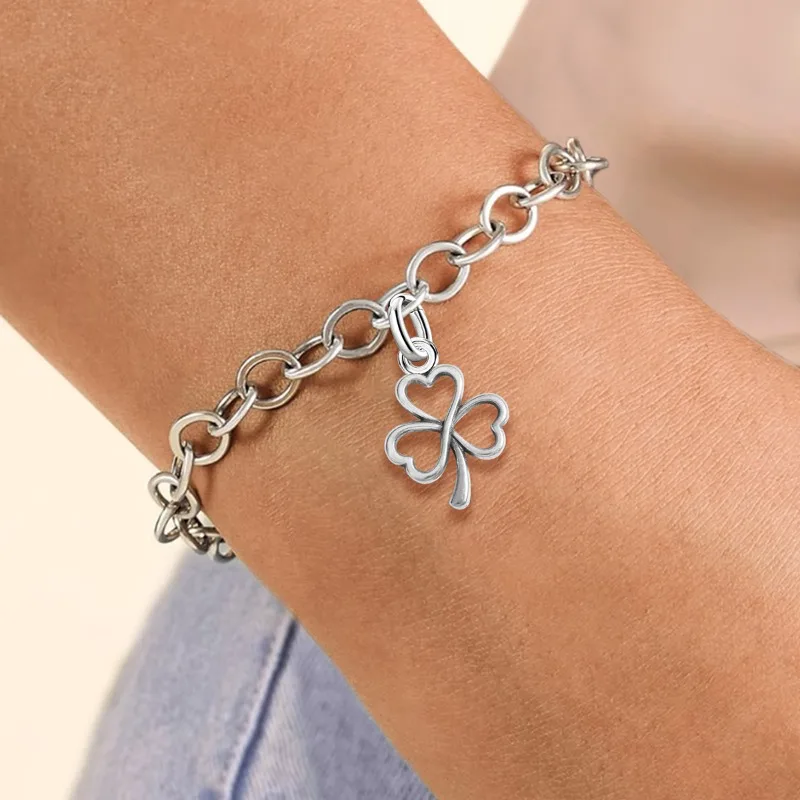 Verstellbare 925 Sterling Silber Vintage Anhänger Kaffee-Schmetterling Charms Perlen Passend für Original Armband Armreif Halskette DIY Schmuck – Detail 24