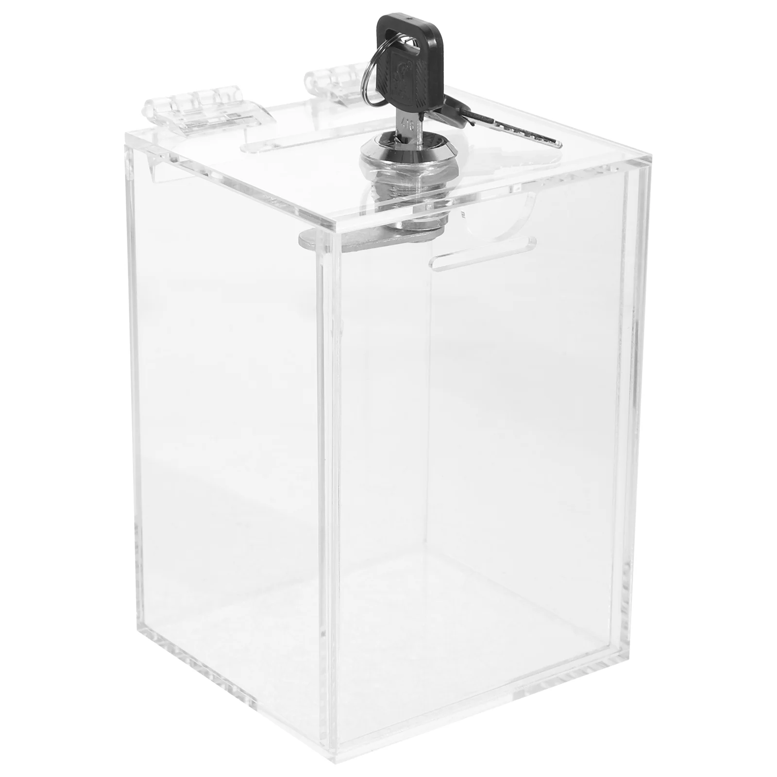 

Acrylic Piggy Bank Transparent Money Box Coins Saving Pot Desktop Cash Container Home Decoration