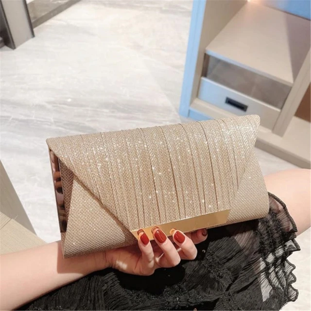 Women's Evening Bag Exquisite Clutch Handbag Glitter Crossbody Bag with  Chain Banquet Wedding Purse for Cocktail Party - AliExpress