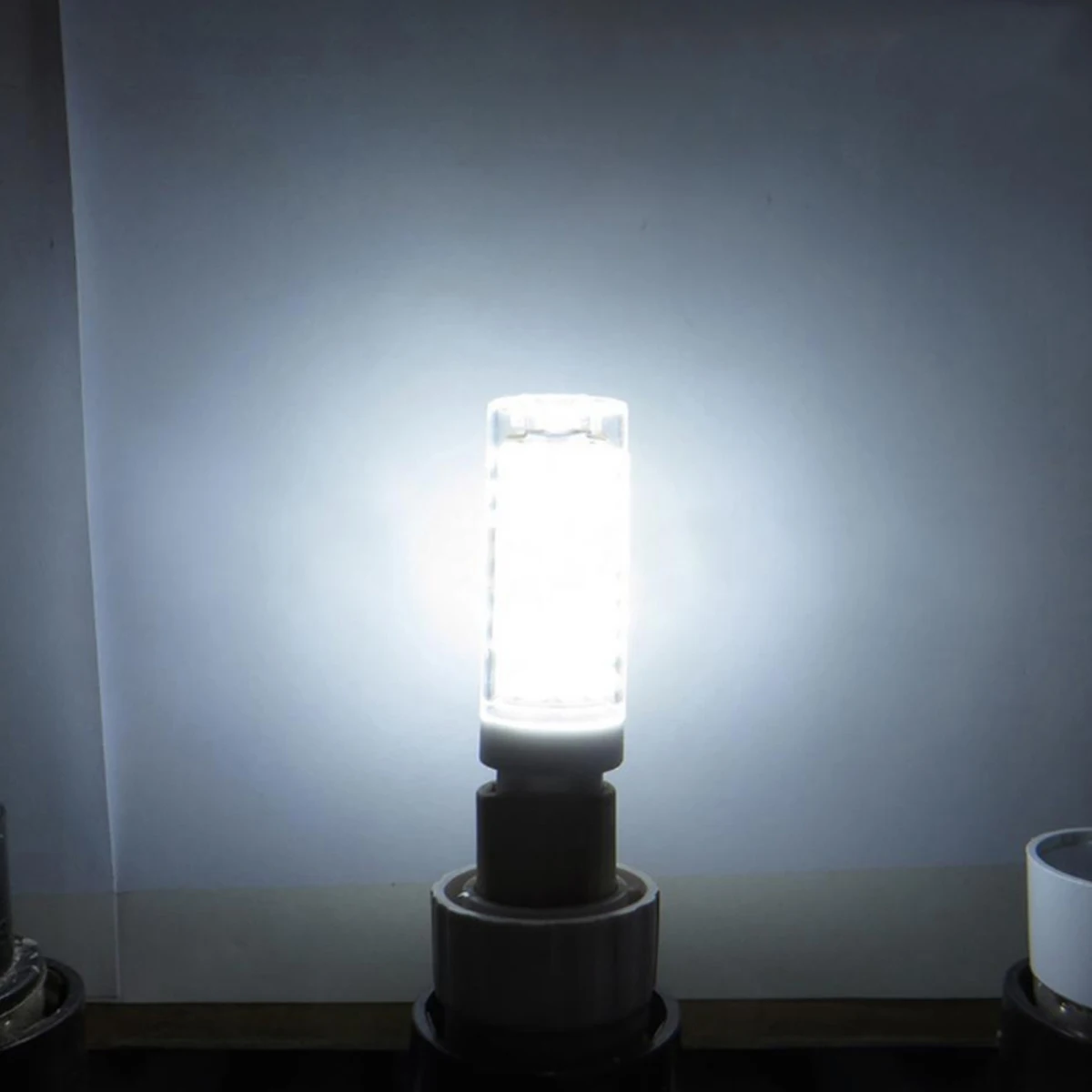 2835 SMD 옥수수 전구 세라믹 램프, E17/E11/Ba15d LED 전구, 밝기 조절 가능, 백색/온백색 102 LED, 10W AC110V, E17/E11/Ba15d