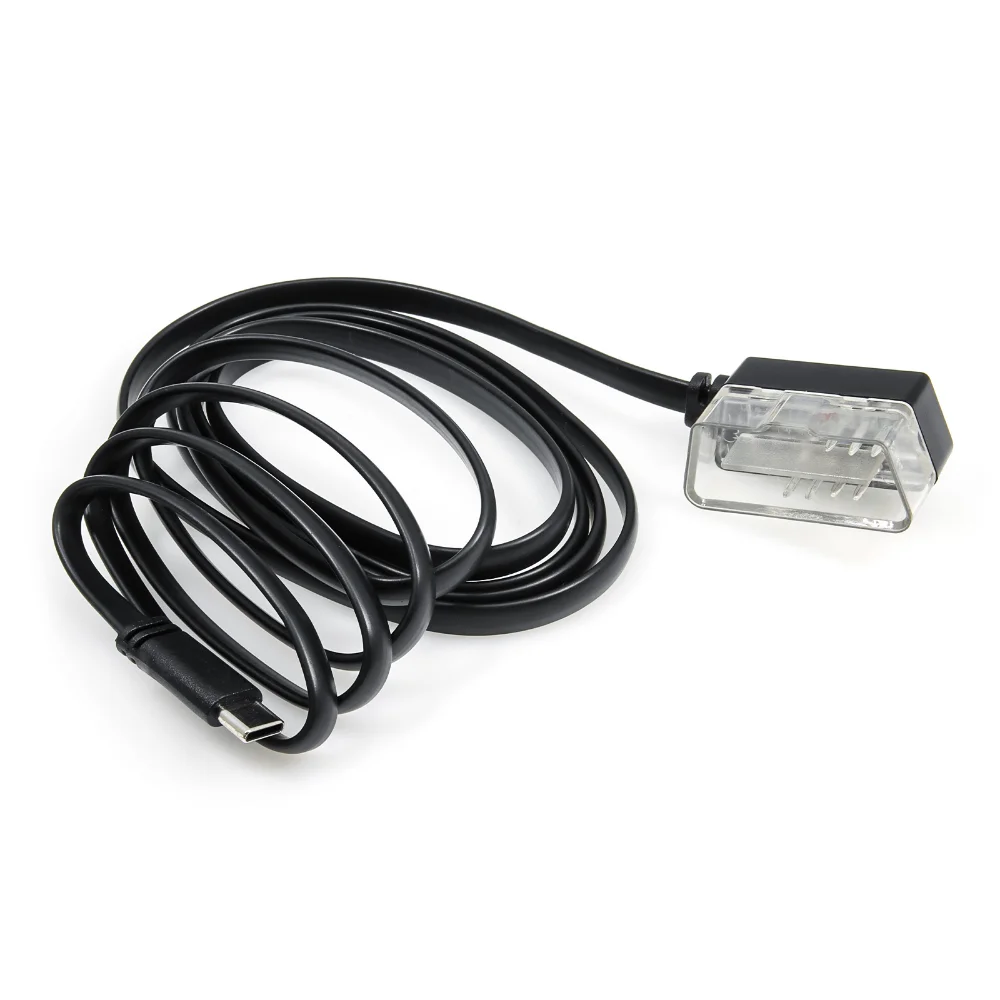 Car Head Up Display OBD2 Cable For HUD Type-C Connecting Cable OBD2 Adapter Driving recorder Cable Automobile Accessories