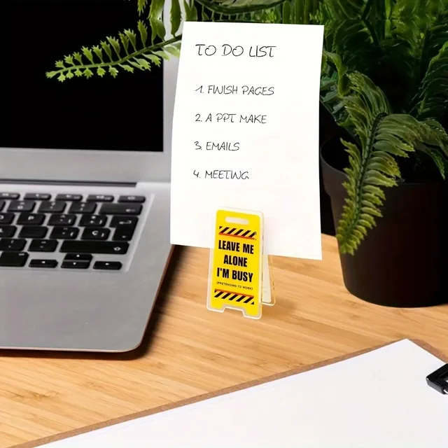 Clear Acrylic Desk Name Sign 3