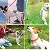 Night Reflection Dog Pet Towing Rope Pet Walking Training Leash Luminous Collar Adjustable Dog Collar Pet Safety Harnes Collar 6