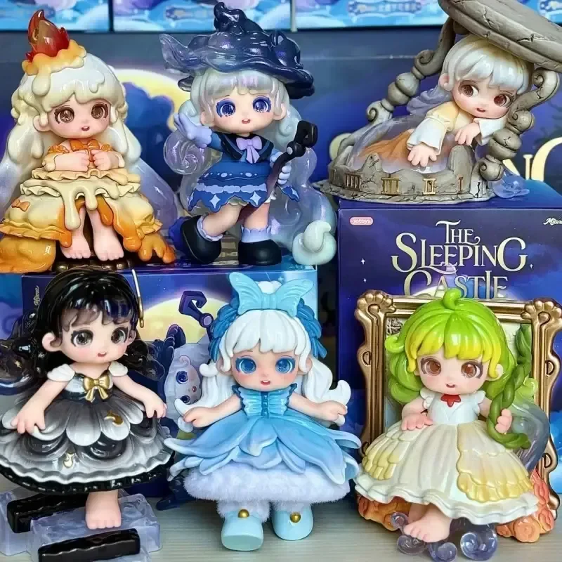 미아나 슬리핑 캐슬 시리즈 블라인드 박스 귀여운 수집용 액션 피규어 미스터리..