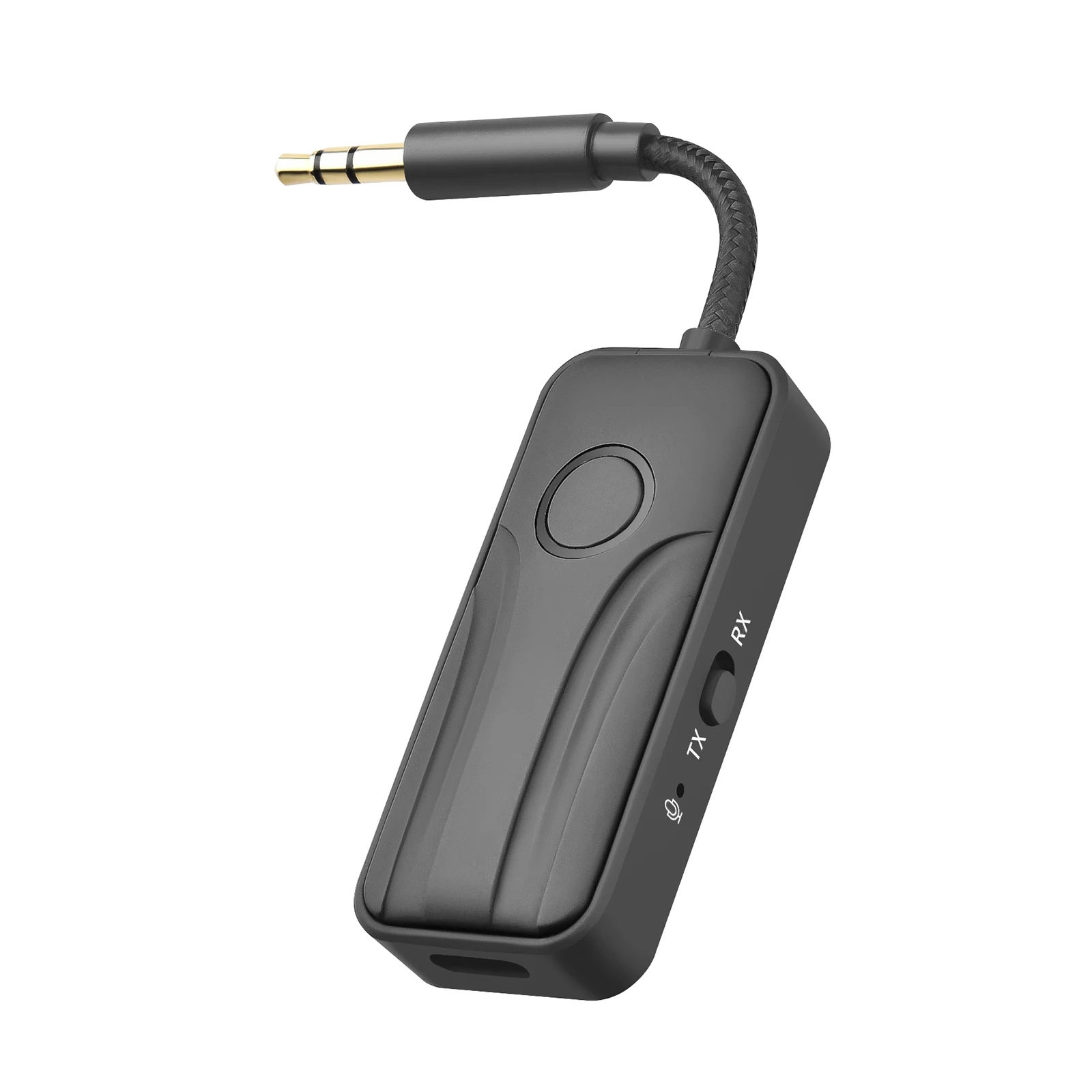 BT6.0 3.5mm Aux 오디오 어댑터 다기능 휴대용 무선 송신기 ? 비행용 TV 차량용 런닝머신용 트랜시버 어댑터