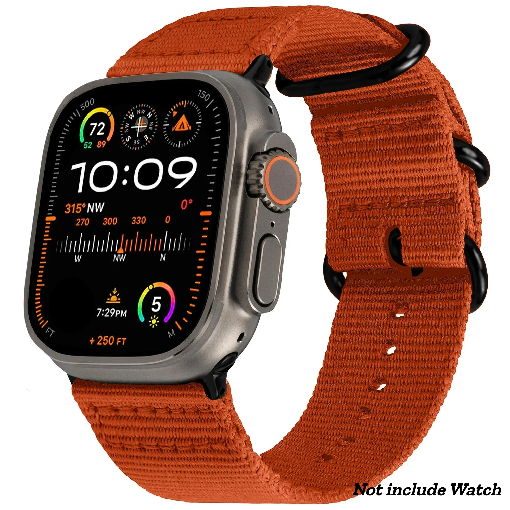 Premium Nylon Braided Strap for Apple Watch - Elegant Woven Bracelet Design