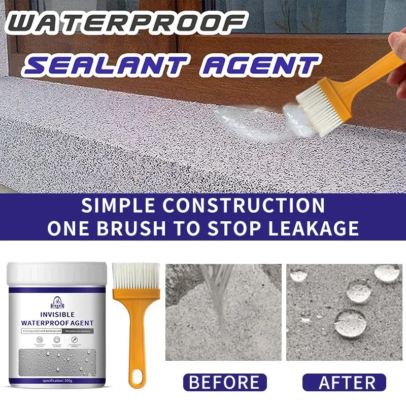 Waterproof Spray Stonework Coating Agent Floor Crack Repair Adhesive Indoor Outdoor Wall