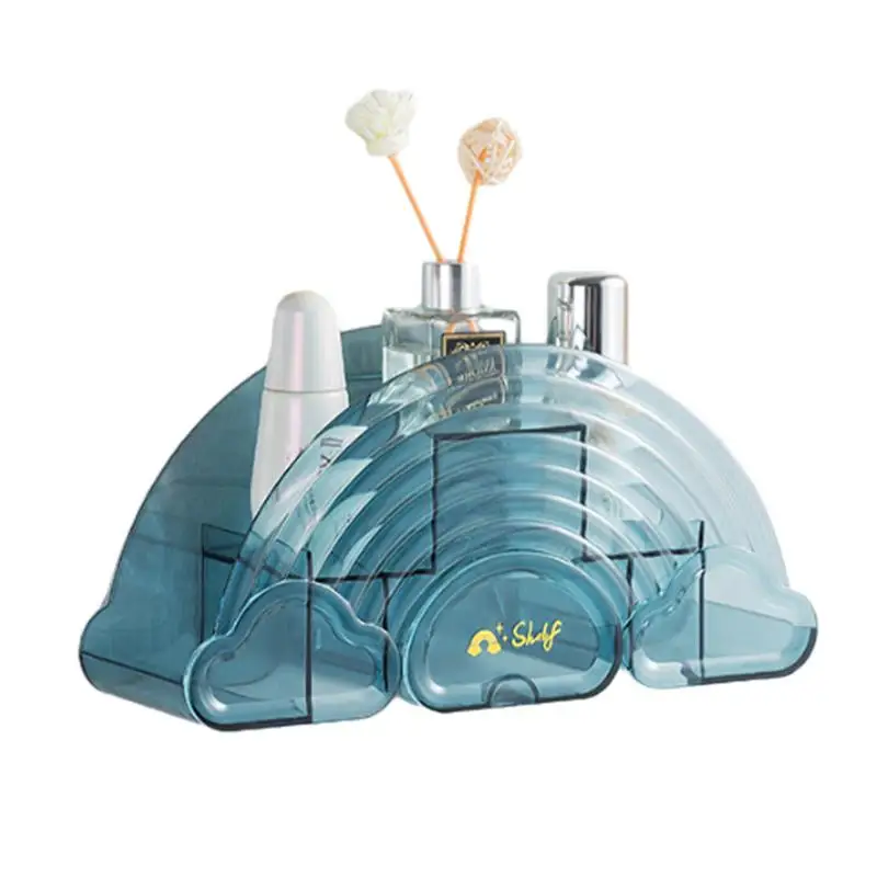 

Wall Shelves multi purpose storage holder rack wear resistant transparent visual design floating shelves For Bedroom bathroom