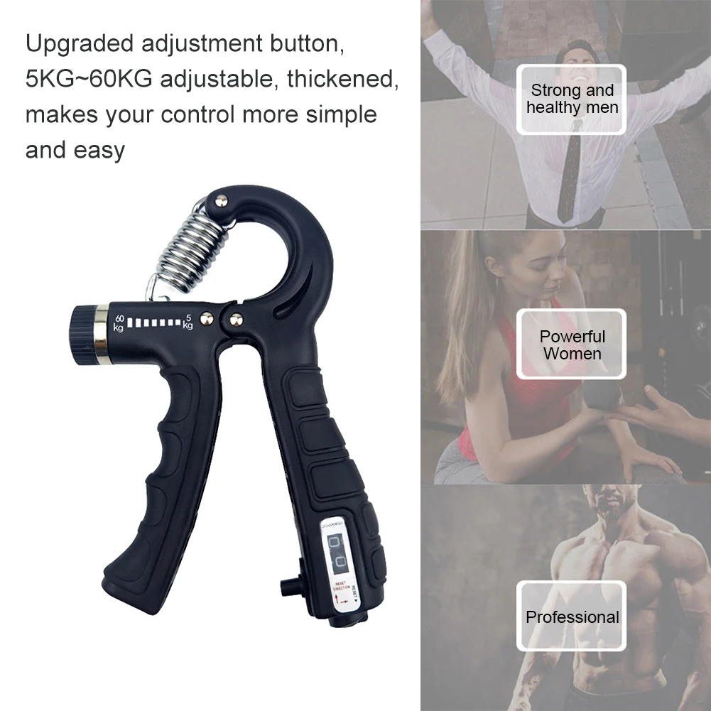 5-60kg adjustable hand grips strengthening adjustable dynamometer hand shake hands refers to the forearm muscle training grips