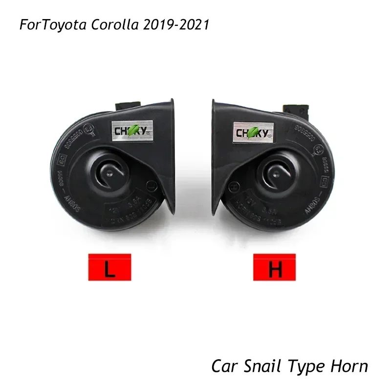 Car Snail Type Horn for Toyota CHR Corolla Wish Verso Camry Auris Vista Prius Yaris Vitz Platz Vios Aygo RAV4 Accessories car horn
