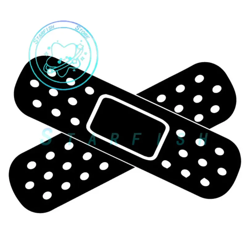 

Fun and Creative Band Aids for Car Bumpers Windows Laptop Computer Stickers PVC Material Waterproof and Sunscreen