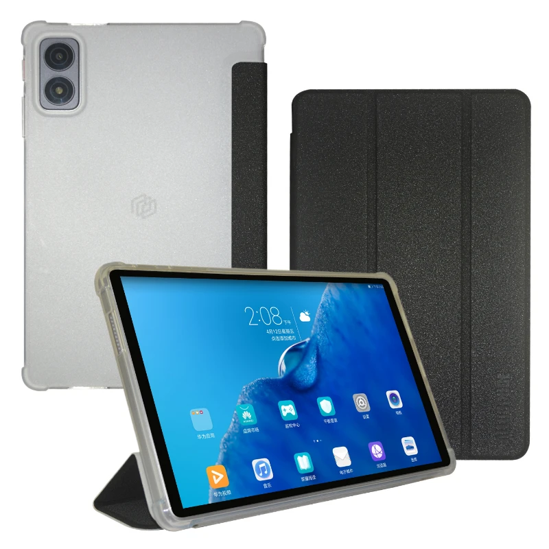 Premium Slim Trifolding Stand Cover for Tablet - PU + TPU Material