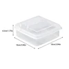 Butter Cheese Storage Box Portable Refrigerator Fruit Vegetable Fresh-keeping Organizer Box Transparent Cheese Container 6