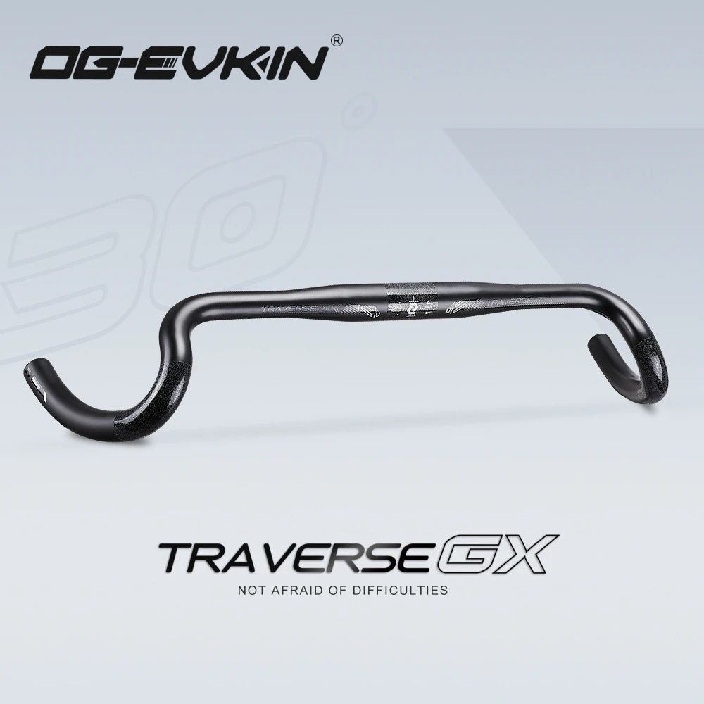 OGEVKIN HB030 Carbon Gravel Handlebar 30° Flare Bar DI2 Cycle Cross