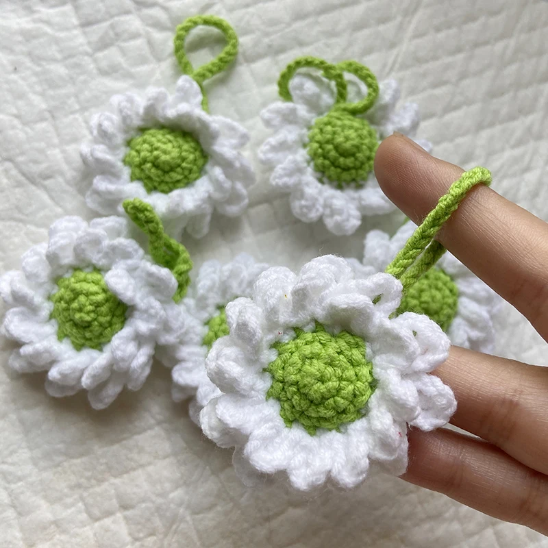pezzi margherita bianca fiori carini ciondolo fatto a mano fiori
