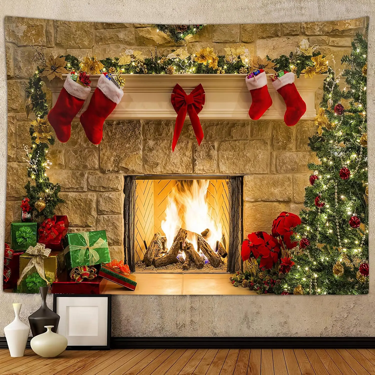 Christmas Tapestry Backdrop 2