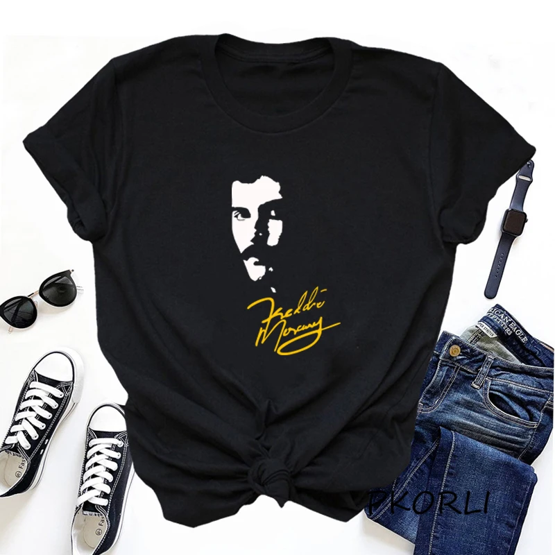 Freddy Mercury Shirt Women | Freddie Mercury Short Shirt | Queen
