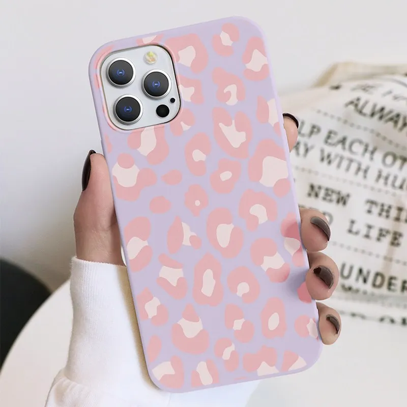 apple 13 pro max case Fashion Leopard Print Phone Case For iPhone 10 11 12 13 Pro XS Max Mini XR SE 2020 5 5S 8 7 6 6S Plus Soft TPU Coque Fundas Etui best iphone 13 pro max case