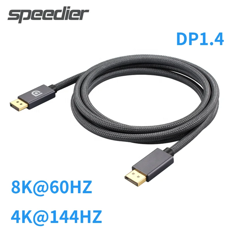Cavo Da Displayport A Displayport Premium 8K Dp1.4 Cavo Kabel 2M 3M 8K @ 60Hz 4K @ 144Hz 1080P @ 240Hz Porta Display 1.4 Cavo Di Prolunga