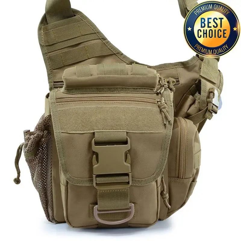 Waterproof Tactical Messenger Bag for Men Outdoor Camping