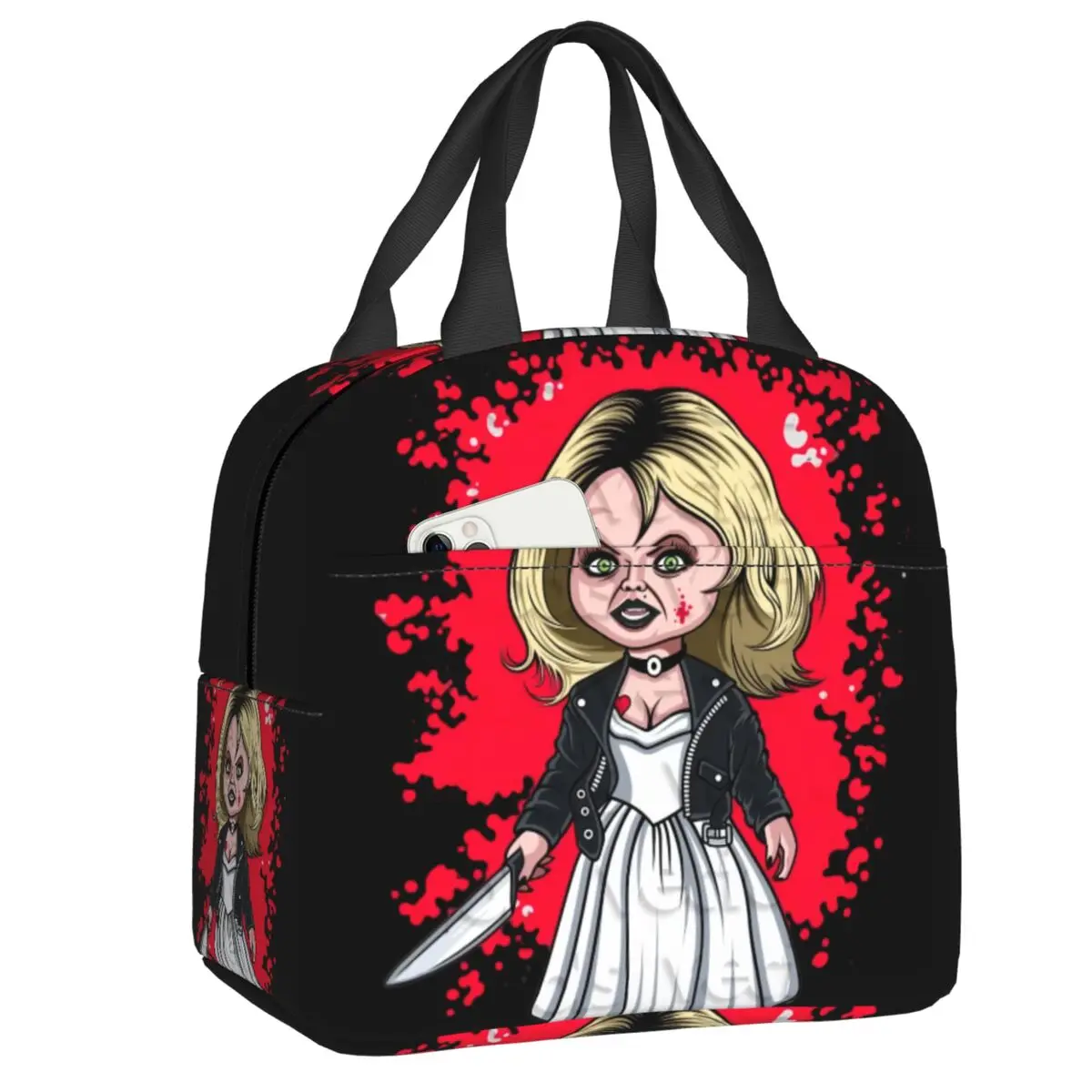 極美品❤️現行品❤️Tiffany空箱 巾着袋 ショップ袋 カードリボン✖️20 Bride Of Chucky Lunch Box for Women Leakproof Scary Tiffany Cooler
