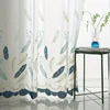 2025 Gauze Curtains Bedroom Gorgeous Exquisite 1pcs Luxury Velvet Embroidered Feather Simple Modern Three-dimensional Embroidery 1