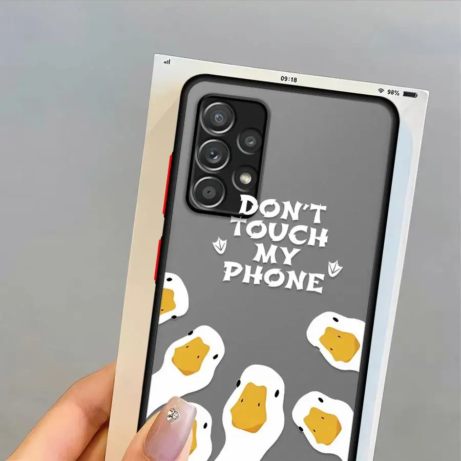 Cartoon Doubt Duck Soft Cover Phone Case