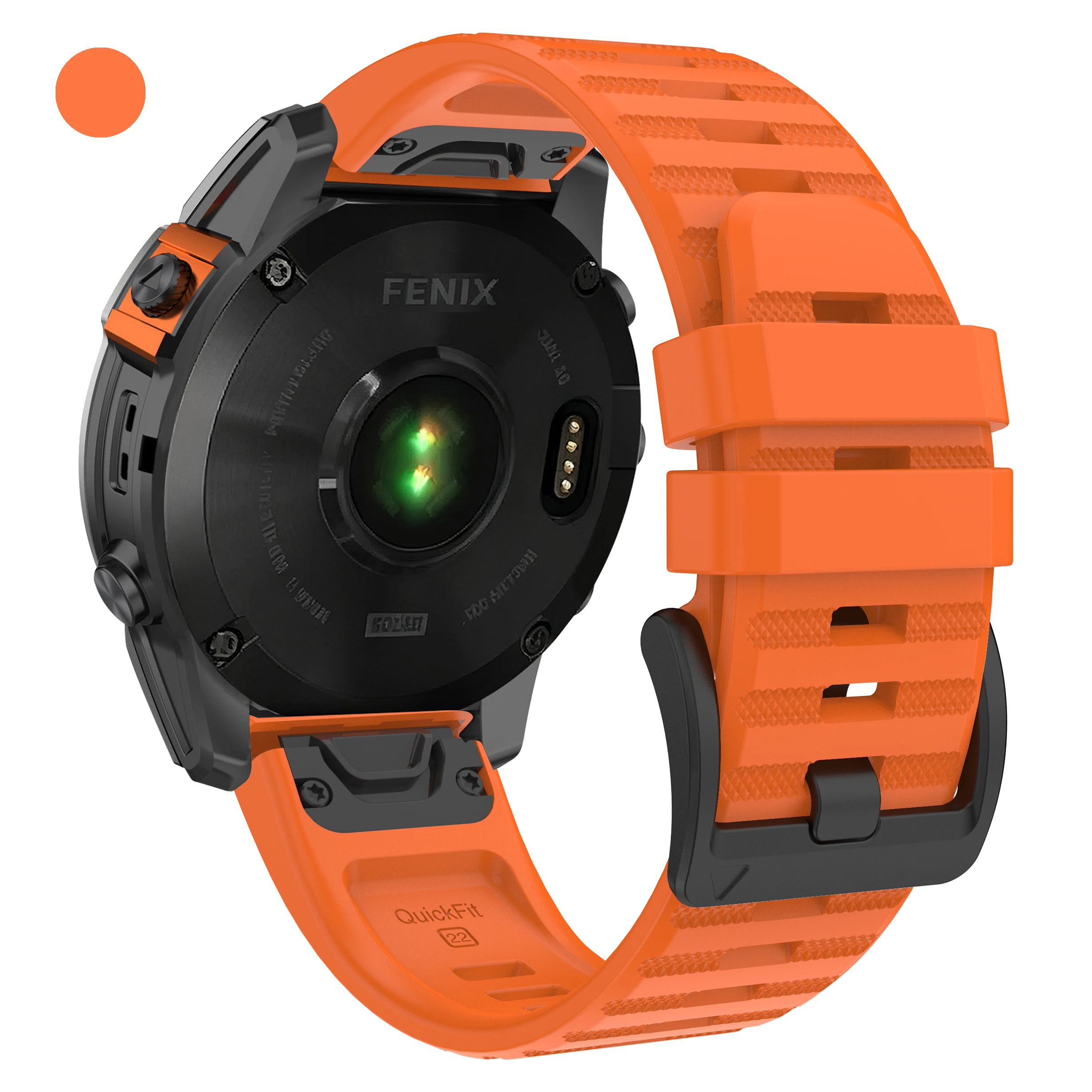 Premium Silicone Strap for Garmin Fenix - QuickFit 22/26mm Watchband