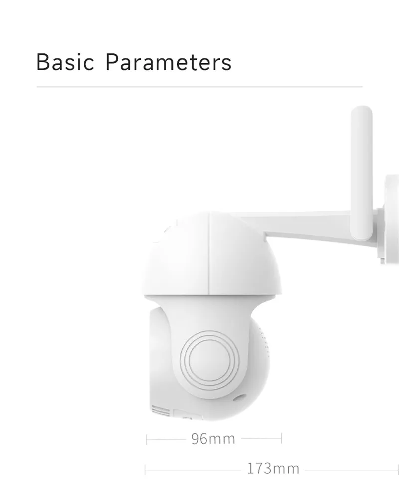 xiaovv outdoor camera P12 PTZ monitoring HD full color night vision ...