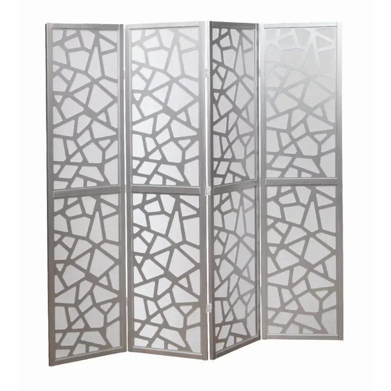 RoundhillFurnitureGiyano4PanelWoodFrameRoomDivider70TallGoldOfficeWallDividerDoor.jpg