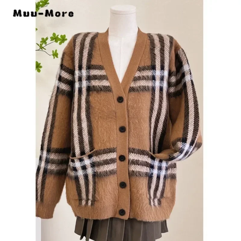Kantoorcardigan - Oversized Pasvorm met Knoopsluiting