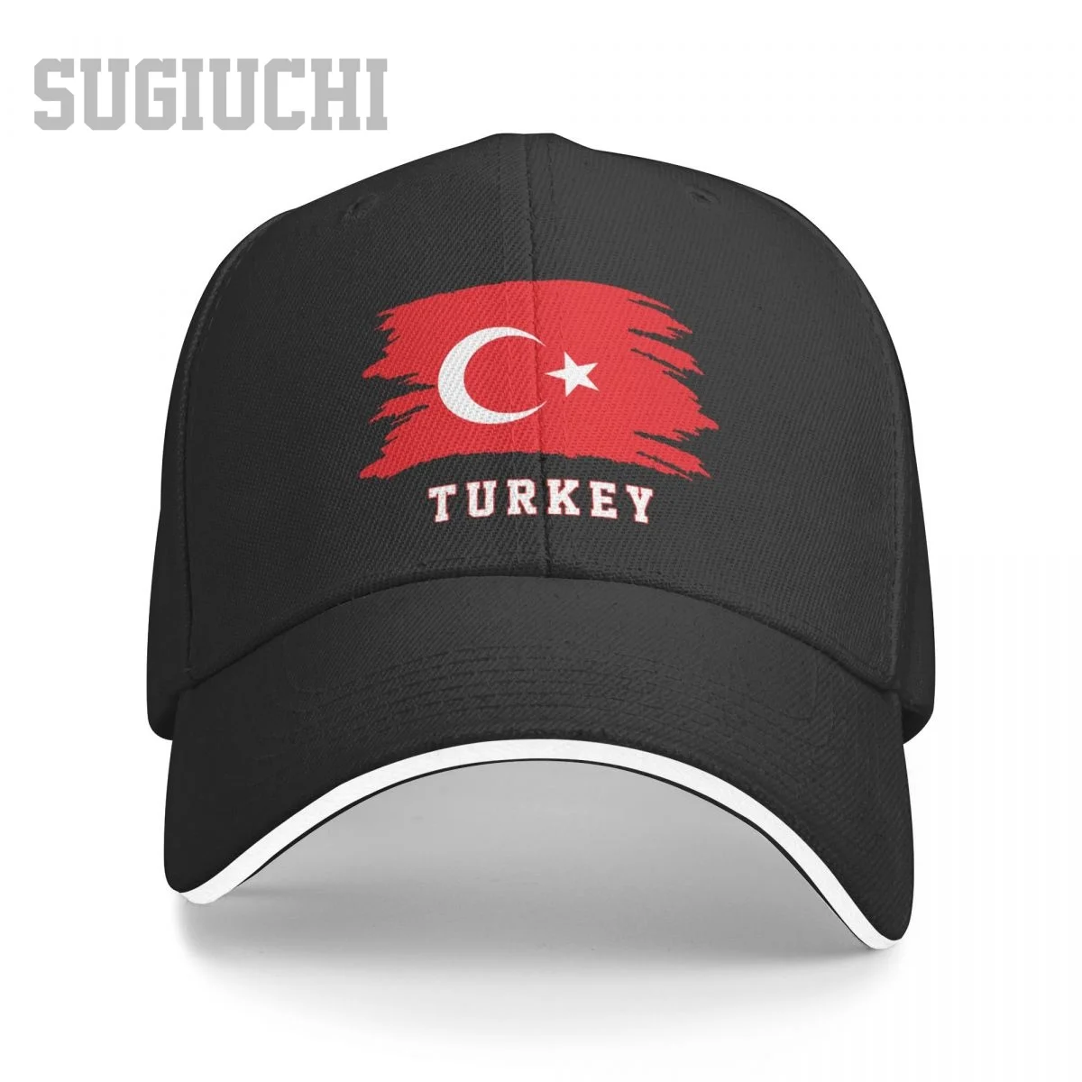 

Unisex Sandwich Turkey Türkiye Flag Turks Baseball Cap Men Women Hip Hop Caps Snapback Golf Hat Fishing