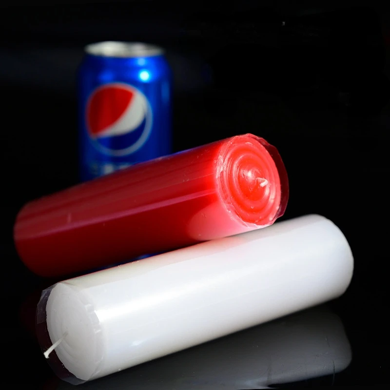 ChurchDecorationCandlesThickRedandWhiteThickCandlesHousehold