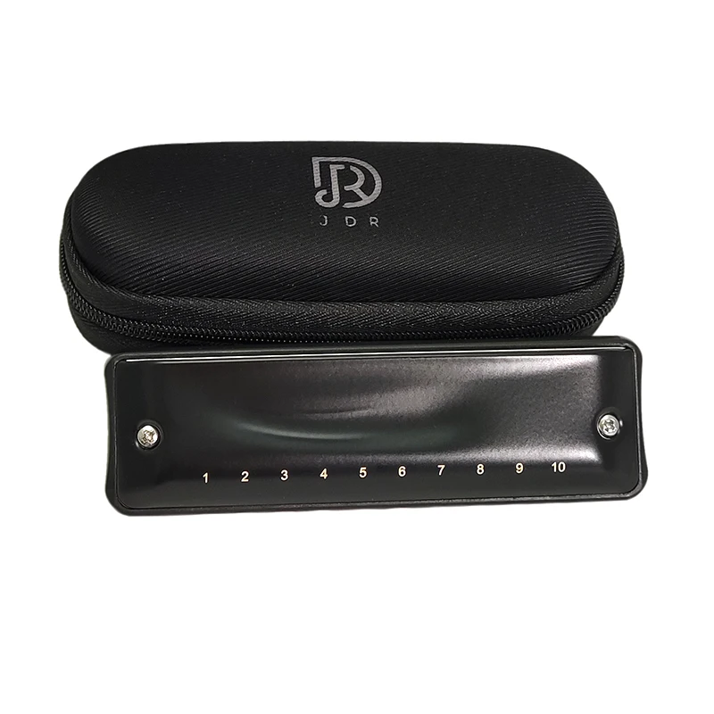 JDR NinJa Harmonica Diatonic 10 Holes Blues Harp Resin Comb Mouth Organ Professional Armonica Outdoor Musical Instrumentos Ninja diatonic harmonica mouth harp