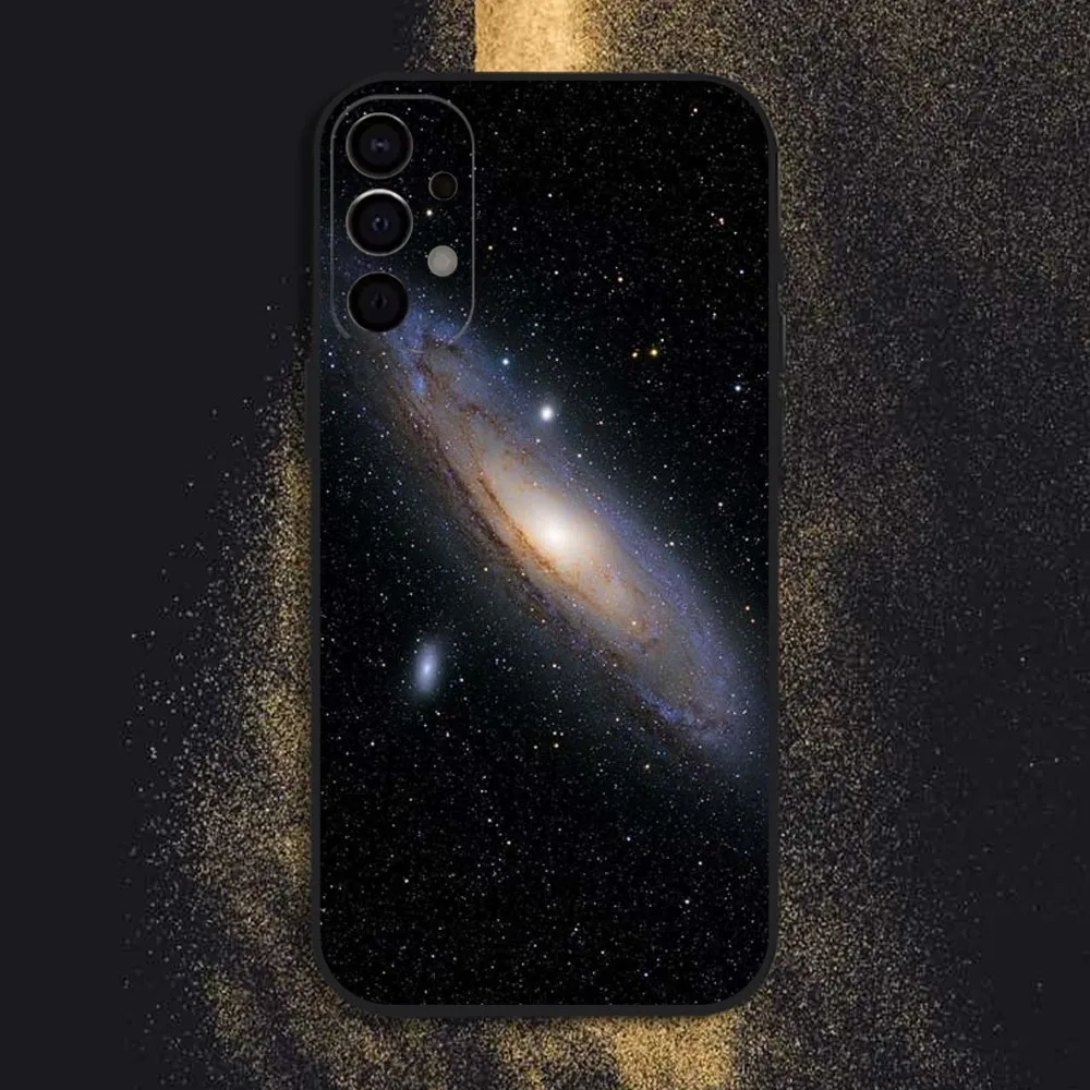 Celestial Galaxy Black Phone Case Cover