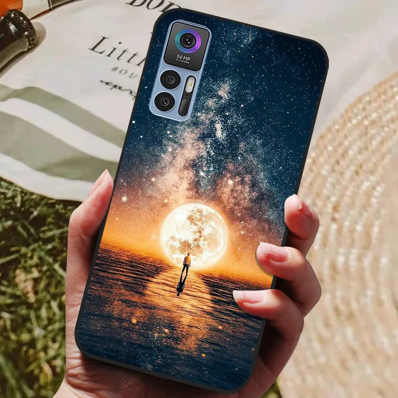 Wolf Lion Shockproof Black Silicone Phone Case Cover
