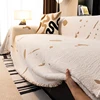 Home Sofa Seat Cover Living Room Sofas Covers Knitted Blanket 3 Seater Sofa Cover Full Set L Shape 2 Seater Cover 5